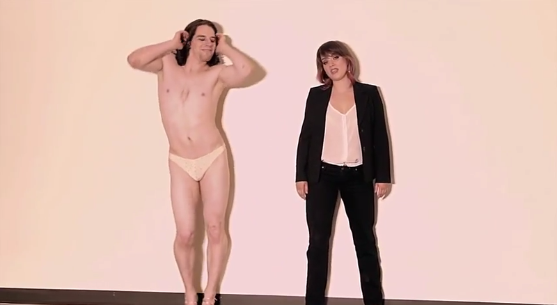 Illustration for article titled The Gender-Swapped āBlurred Linesā Video Is Suddenly Age-Restricted
